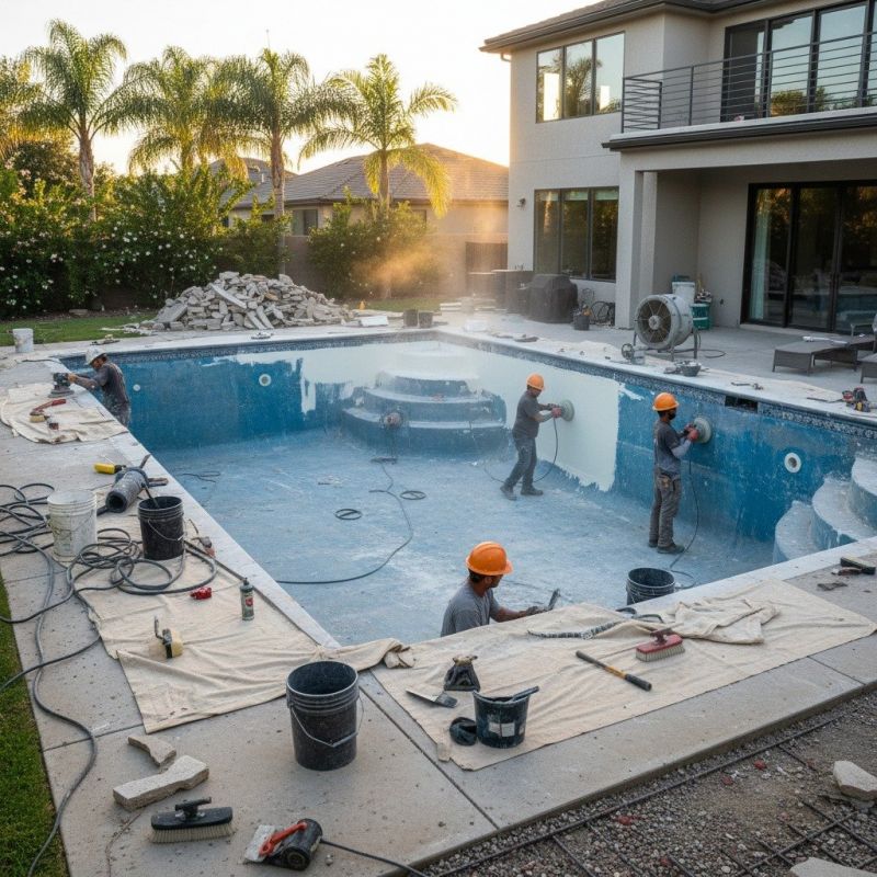 Swimming Pool Construction detail