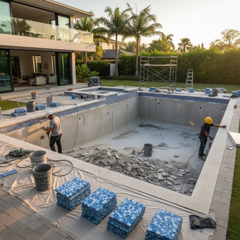 Swimming Pool Construction detail